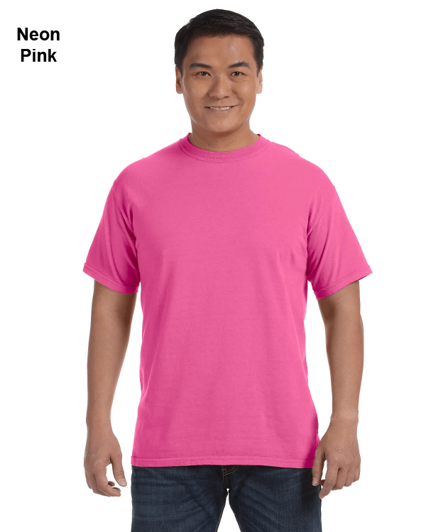 Comfort Colors Adult Heavyweight RS T-Shirt Neon Pink