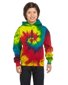 80/% Cotton Tie Dye Hooded Sweatshirt Baby Blue Youth XS Long Sleeve Youth L