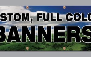 13oz 2' x 3' Single Sided Banner With Grommets