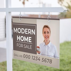 18"H x 24"W Double Sided  Realtor Sign