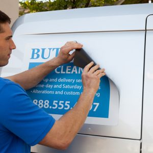 Set of 2 Marketing Vehicle Magnets Size 12"H x 18"W