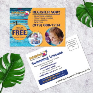 5k 14pt Full Color Double Sided 4" x 6" Advertising Postcards